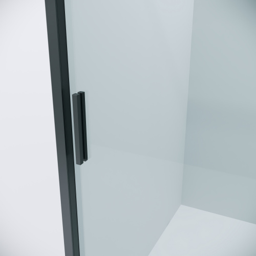 картинка Душевое ограждение Grossman Style 100.K33.05.100.21.00-200.K33.05.90.21.00 (100х90х195) раздвижная,черный матовый,стекло прозрачное,2 места от магазина Сантехстрой