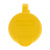 картинка Розетка переносная влагозащищенная с крышкой,  с/з,  16 А,  IP44, каучук желтая REXANT от магазина Сантехстрой