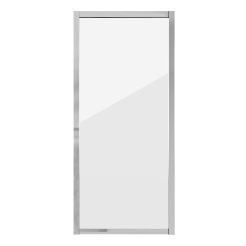 картинка Боковая стенка Niagara Nova NG-A100 (100х195) хром,стекло прозрачное,1 место от магазина Сантехстрой