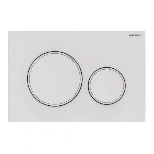 картинка Клавиша смыва Geberit Sigma 20 115.882.01.1 Белый матовый лак от магазина Сантехстрой