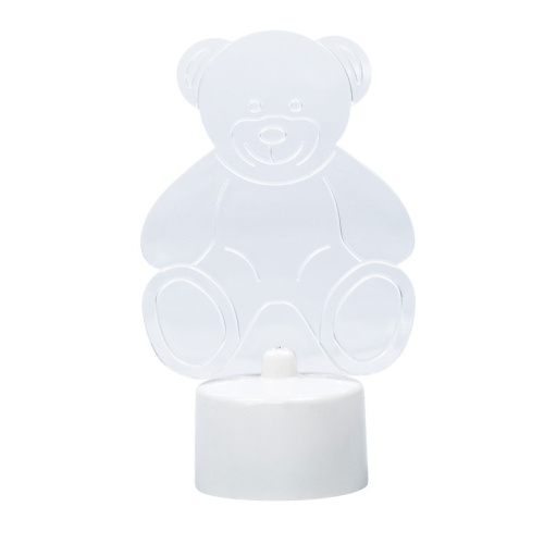 картинка Фигура светодиодная на подставке Мишка 2D,  RGB от магазина Сантехстрой