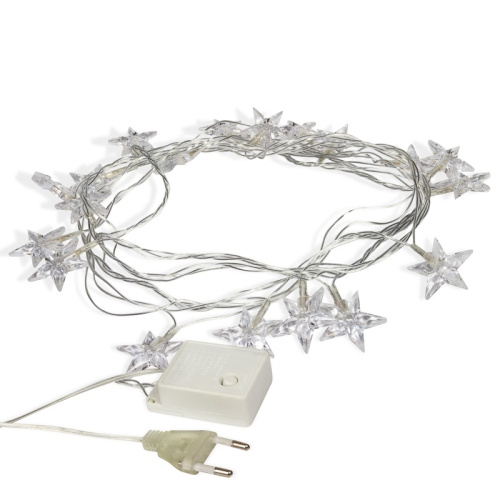 картинка Гирлянда светодиодная Звездочки 20 LED КРАСНЫЕ 2,8 метра от магазина Сантехстрой