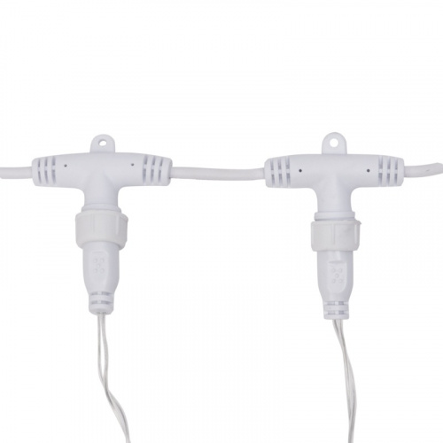 картинка Гирлянда Светодиодный Дождь 2х6м,  постоянное свечение,  прозрачный провод,  230 В,  диоды ТЕПЛЫЙ БЕЛЫЙ от магазина Сантехстрой