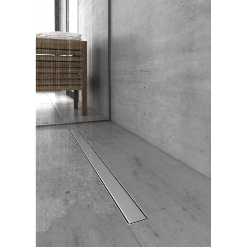 картинка Душевой лоток Berges Wasserhaus B1 Keramik 700 090118 с решеткой Хром матовый от магазина Сантехстрой