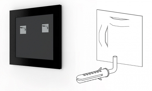 картинка Зеркало Evoform Definite 68х68 BY 0653 в багетной раме - Вишня 22 мм от магазина Сантехстрой