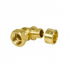 Угольник Gummel НГ1/2"-20 с накидной гайкой, 6 бар