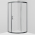 картинка W53G-315-090MG64 BLISS L Solo Slide Стекла для душ.уголок 90x90,профиль матовый хром,стекло тониров. от магазина Сантехстрой