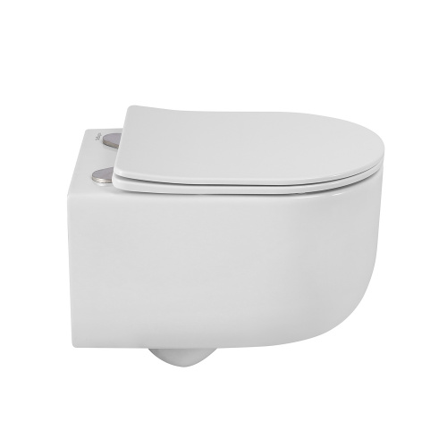 картинка Унитаз подвесной безободковый с сиденьем и смывом TORNADO BelBagno SOFT-TOR BB084CH-TOR/SC от магазина Сантехстрой