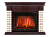 картинка Портал Firelight Bricks 30 камень бежевый, шпон темный дуб от магазина Сантехстрой