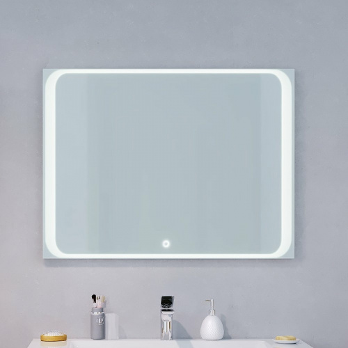 картинка Зеркало Jorno Modul 100 Mоl.02.92/W с подсветкой с сенсорным выключателем от магазина Сантехстрой