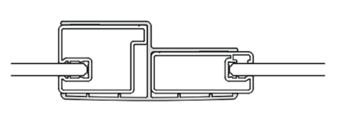 картинка Комбинационный профиль Kermi CADA XS ZDKP KTF CK200VK для линейной конфигурации с боковой стенкой от магазина Сантехстрой