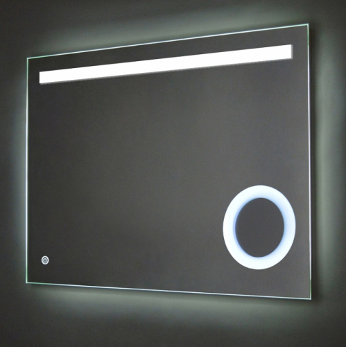 картинка Зеркало AZARIO Лайт 800х600, LED-подсветка с диммером, сенсорный выключатель (ФР-00001377) от магазина Сантехстрой