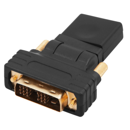 картинка Переходник поворотный,  штекер DVI-D - гнездо HDMI REXANT от магазина Сантехстрой