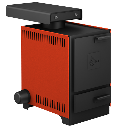 картинка Котел СТЭН mini 7 (терракот) без ТЭНБ доп. 3, 4 кВт, ТЭНБР-4 - G 1-1/4" Каракан от магазина Сантехстрой