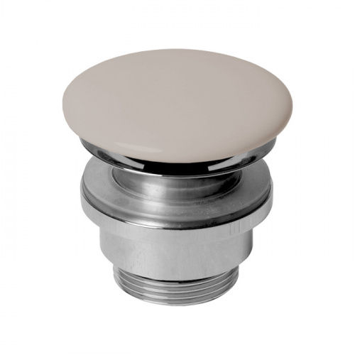 картинка AZZURRA Донный клапан для раковины (всегда открыт), с крышкой керамической-цвет Tortora от магазина Сантехстрой