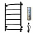 картинка Полотенцесушитель Пэк сп 5 80х50 черный ВГП от магазина Сантехстрой