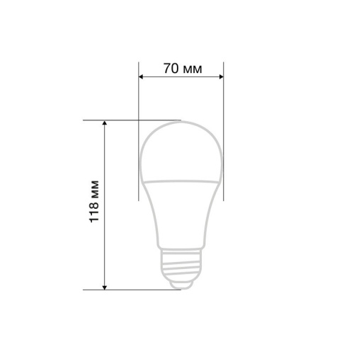 картинка Лампа светодиодная Груша A70 20,5Вт E27 1948Лм 4000K нейтральный свет REXANT от магазина Сантехстрой