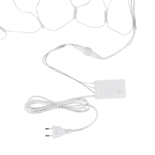 картинка Гирлянда Сеть 2х1,5м,  свечение с динамикой,  прозрачный ПВХ,  288 LED,  230 В,  цвет: Синий от магазина Сантехстрой