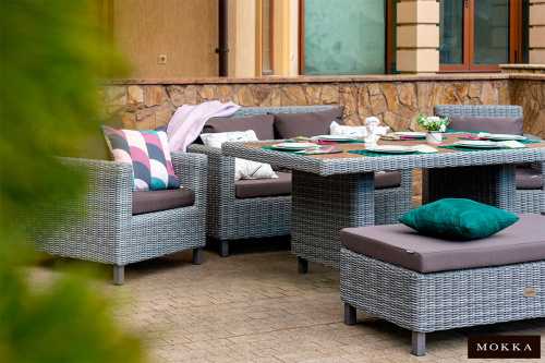 картинка ООО "Дарсена" Комплект плетеной мебели MOKKA BELLA Family малый от магазина Сантехстрой