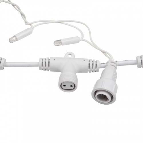 картинка Гирлянда Светодиодный Дождь 2х3м,  эффект мерцания,  белый провод,  230 В,  диоды БЕЛЫЕ от магазина Сантехстрой