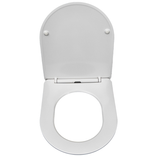 картинка Cиденье для унитаза из дюропласт с микролифтом, белое MLN-HY-B2342 от магазина Сантехстрой