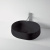картинка KERASAN F10 Раковина накладная 56х44 см, без отв под смеситель, цвет черный матовый от магазина Сантехстрой