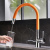 картинка Смеситель для кухни Lemark Comfort LM3075C-Orange Хром Оранжевый от магазина Сантехстрой