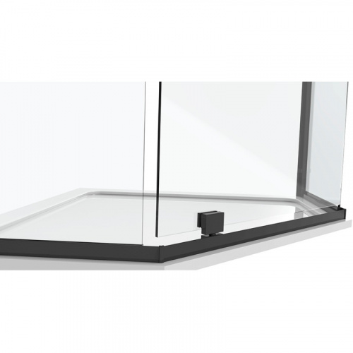 картинка Душевой уголок 100х100 см Black & White Stellar Wind 8751010 прозрачное от магазина Сантехстрой