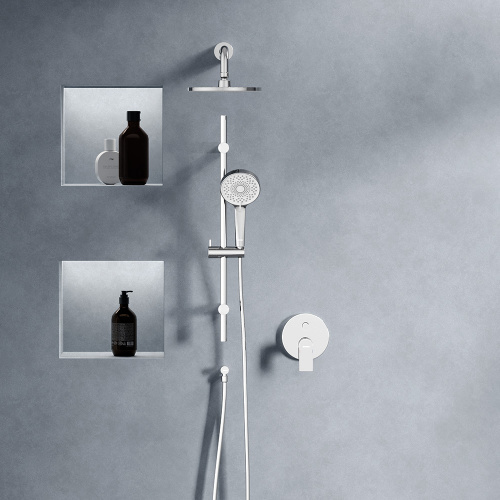 картинка 947530000 Apollo встраиваемая душевая система с душевым смесителем и штангой, хром от магазина Сантехстрой