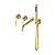 картинка Смеситель для ванны скрытого монтажа с внутренней частью Y OL-889017-BG, золото матовое от магазина Сантехстрой