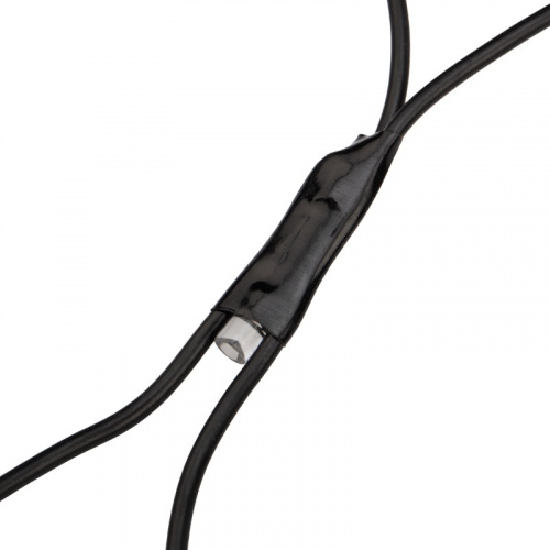 картинка Гирлянда Сеть 1х1,5м,  черный ПВХ,  160 LED Белый от магазина Сантехстрой