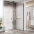 картинка Душевая перегородка Ravak Walk-In Wall 100 GW9WA0300Z1 профиль Черный стекло Transparent от магазина Сантехстрой