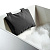 картинка Decor Walther Loft NK Подушка для ванной 32x21см, на двух присосках, нейлон, цвет: черный от магазина Сантехстрой