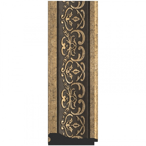 картинка Зеркало Evoform Definite 103х83 BY 3288 в багетной раме - Вензель серебряный 101 мм от магазина Сантехстрой