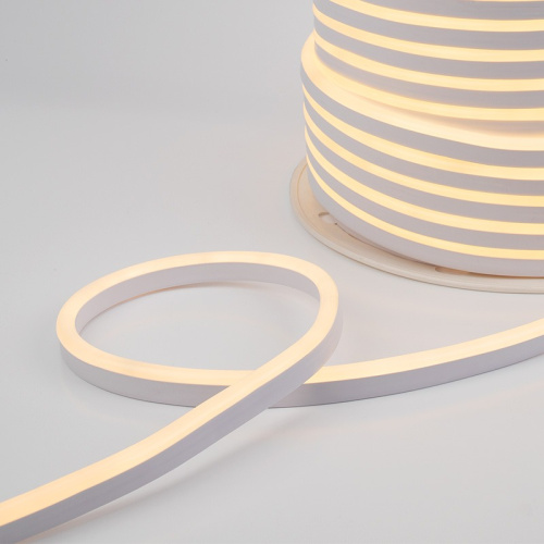 картинка Гибкий неон LED SMD 8х16 мм,  теплый белый,  120 LED/м,  бухта 100 м от магазина Сантехстрой