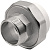 картинка Муфта THERMOLIGHT комбинированная разъемная PP-R НР 50х1 1/2quot; белый (4/36) от магазина Сантехстрой