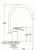 картинка Смеситель для кухни D-lin D157315-3 с силиконовым изливом, белый от магазина Сантехстрой