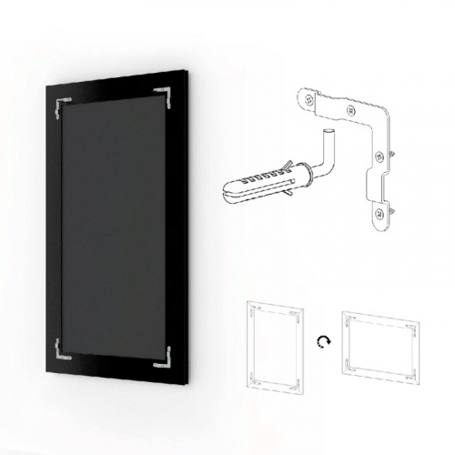 картинка Зеркало Evoform Exclusive-G 123х98 Травленое серебро от магазина Сантехстрой