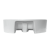 картинка Раковина Sanita Luxe Best Shelf, накладная, белая (BST43SLWB01SH) от магазина Сантехстрой