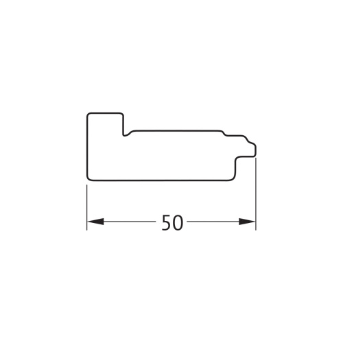 картинка Зеркало Evoform Definite BY 7494 52x142 состаренное дерево от магазина Сантехстрой