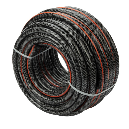 картинка Шланг поливочный ПВХ 3-х слойный армированный 3/4" 50м Стандарт ЧЕТЫРЕ СЕЗОНА от магазина Сантехстрой