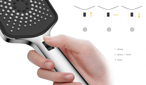 картинка Душевой комплект Inspire VSFW-3I21MT4RCH встраиваемый, термостатический, двухрежимный, хром от магазина Сантехстрой