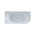 картинка Ванна акриловая Vincea VBT-402-1700L, 1700*800*580, цвет белый, левая, слив-перелив в комплекте, хром от магазина Сантехстрой
