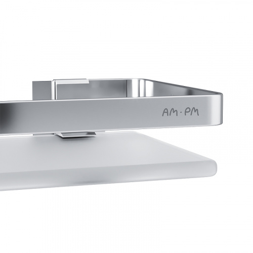 картинка Стеклянная полка AM.PM Sense L A7455100 Серебристая от магазина Сантехстрой