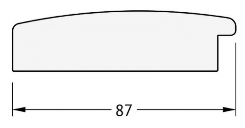 картинка Зеркало Evoform Exclusive 116х56 BY 1151 с фацетом в багетной раме - Травленое золото 87 мм от магазина Сантехстрой