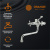 картинка Смеситель для ванны/душа Orange Classic Pro M72-222cr с душевым набором от магазина Сантехстрой