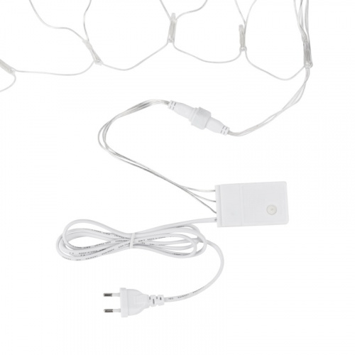 картинка Гирлянда Сеть 2х1,5м,  свечение с динамикой,  прозрачный ПВХ,  288 LED,  230 В,  цвет: Белый от магазина Сантехстрой