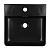 картинка Раковина накладная Azario 420х420х120 квадратная, черный матовый (AZ-2177-MB) от магазина Сантехстрой