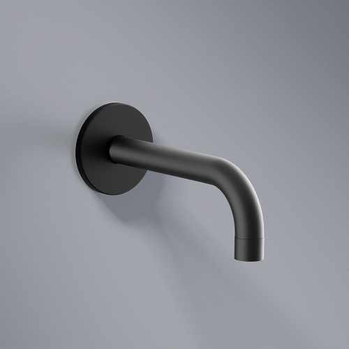 картинка 936510300 Scandinavian Pure встраиваемая душевая система  с ванно-душевым смесителем и изливом, чёрн от магазина Сантехстрой