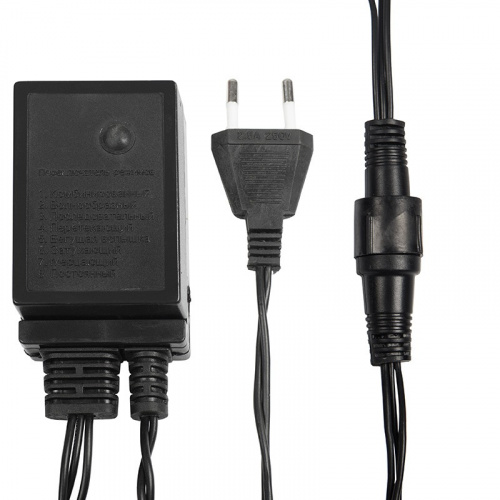 картинка Гирлянда Твинкл Лайт 20 м,  черный ПВХ,  200 диодов,  цвет мультиколор от магазина Сантехстрой